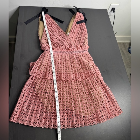 SELF PORTRAIT Cutwork Mini Dress - Picture 10 of 11